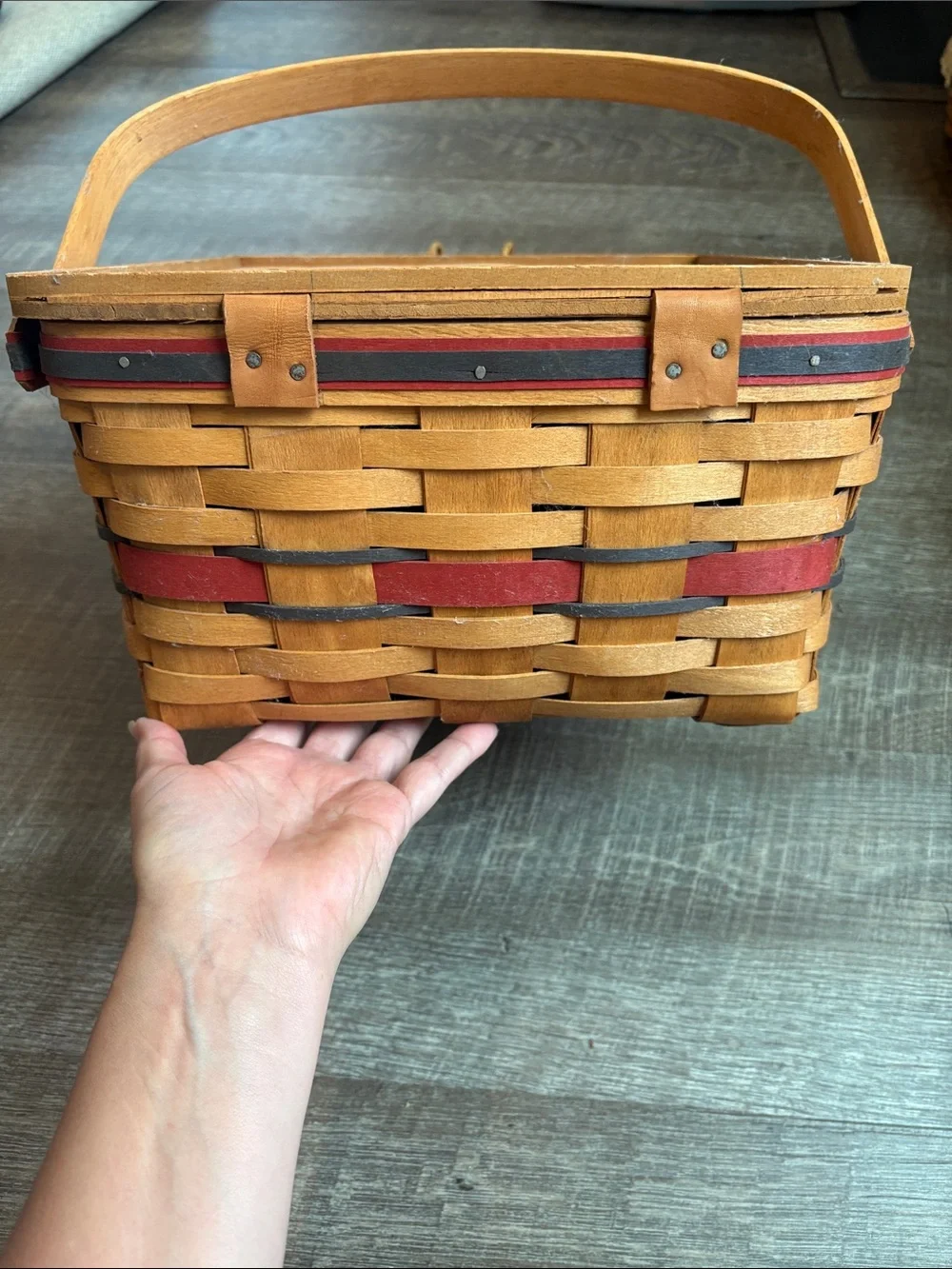 Longaberger Crisco American Pie Celebration Basket w/ Riser & Protector